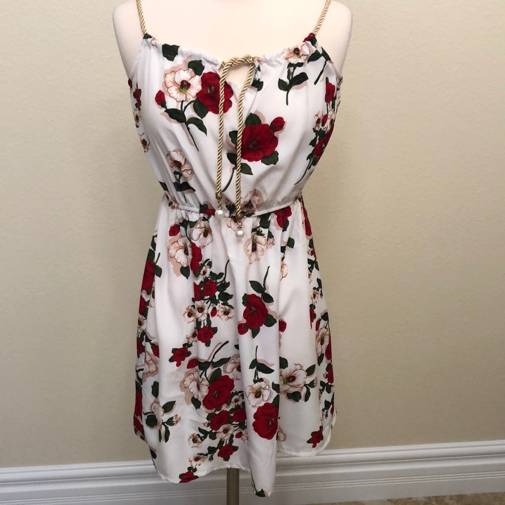 Flower Print Summer Dress